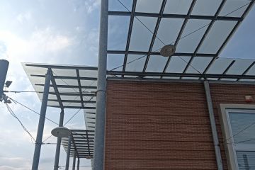 Interventi di manutenzione straordinaria della copertura del salone polivalente e della pensilina adiacente